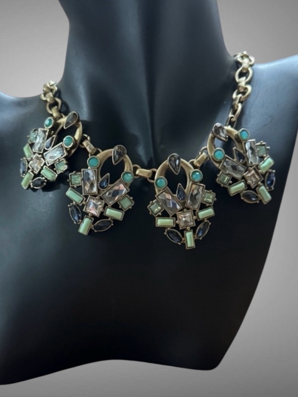 VINTAGE MYTHOLOGIE STATEMENT CHOKER NECKLACE